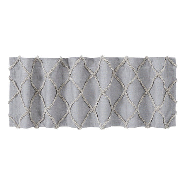 Frayed Lattice Creme & Black Valance 16x60 VHC Brands - The Fox Decor